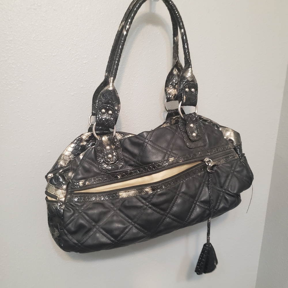 Black/grey purse